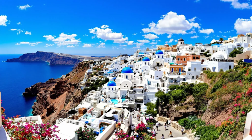 que faire a santorin