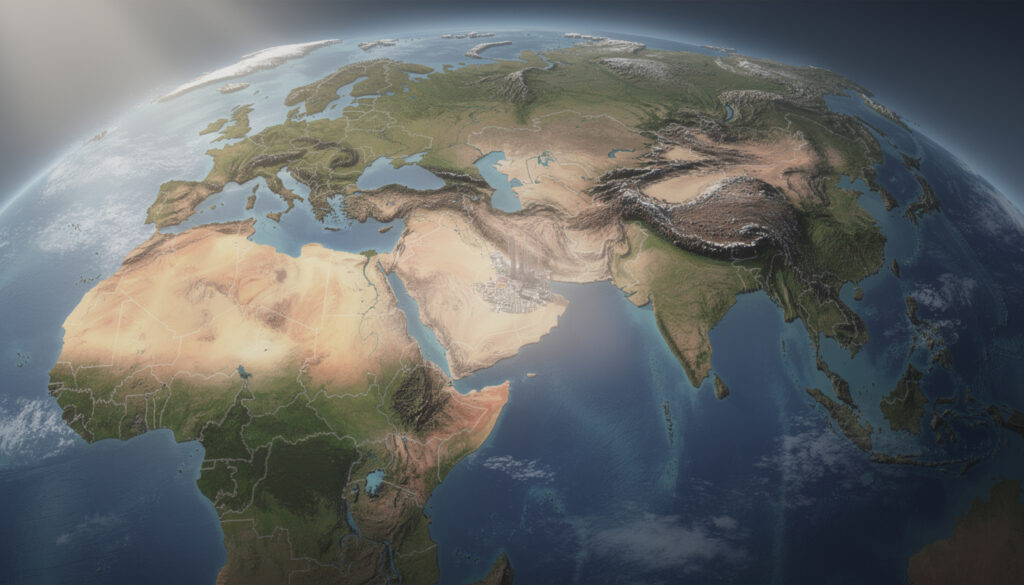 Dubaï sur la carte du monde : comprendre sa position stratégique