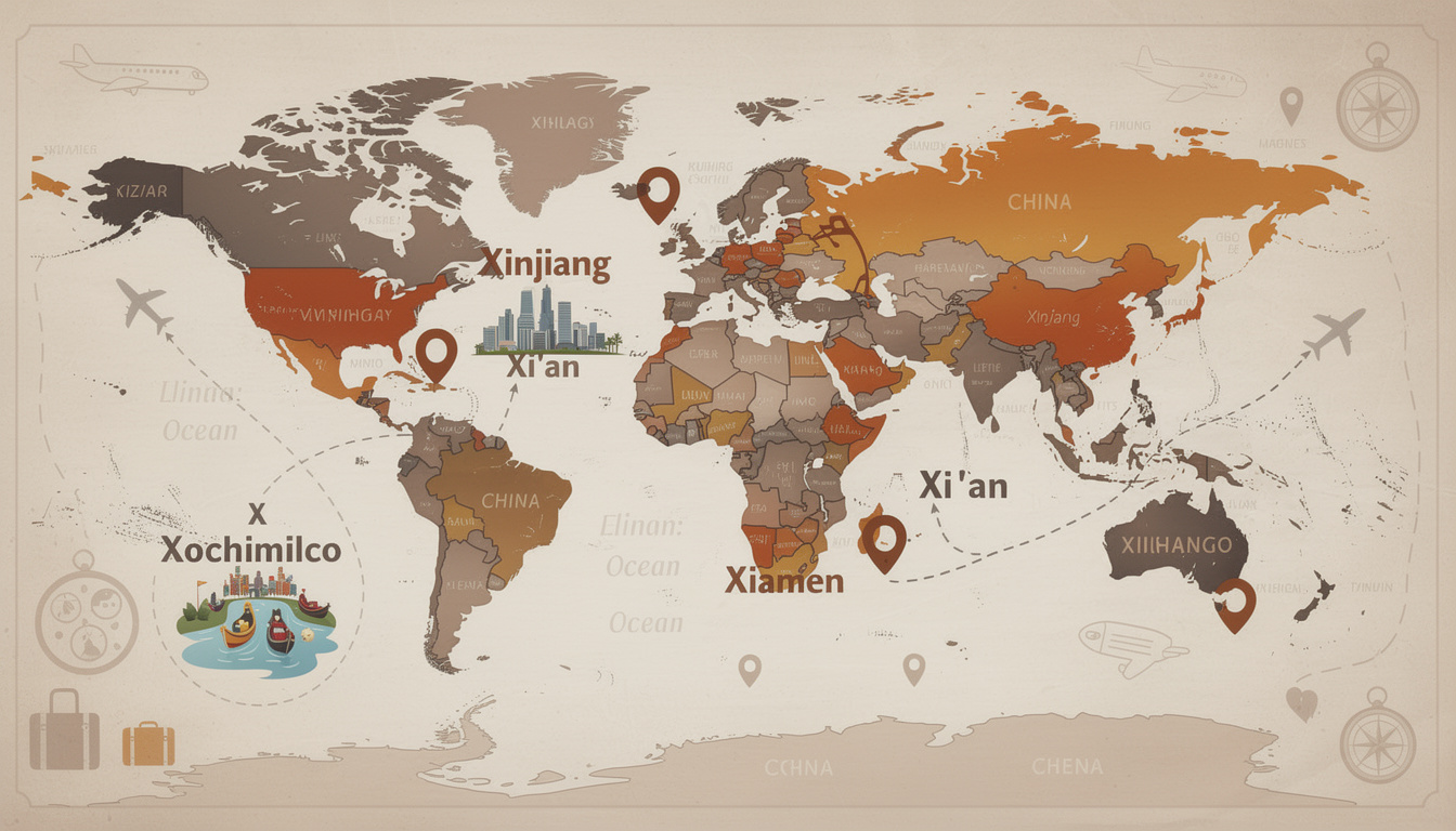 découvrez quels pays commencent par la lettre x et explorez des noms de pays moins connus à travers le monde.