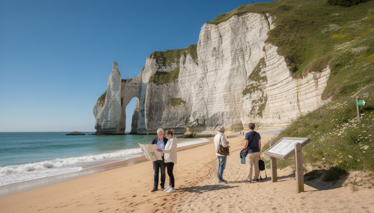 Plage d’Étretat : préparer la visite et consulter les consignes locales